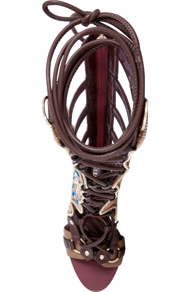 AZALEA WANG Shai Knee High Sandal, Alternate, color,