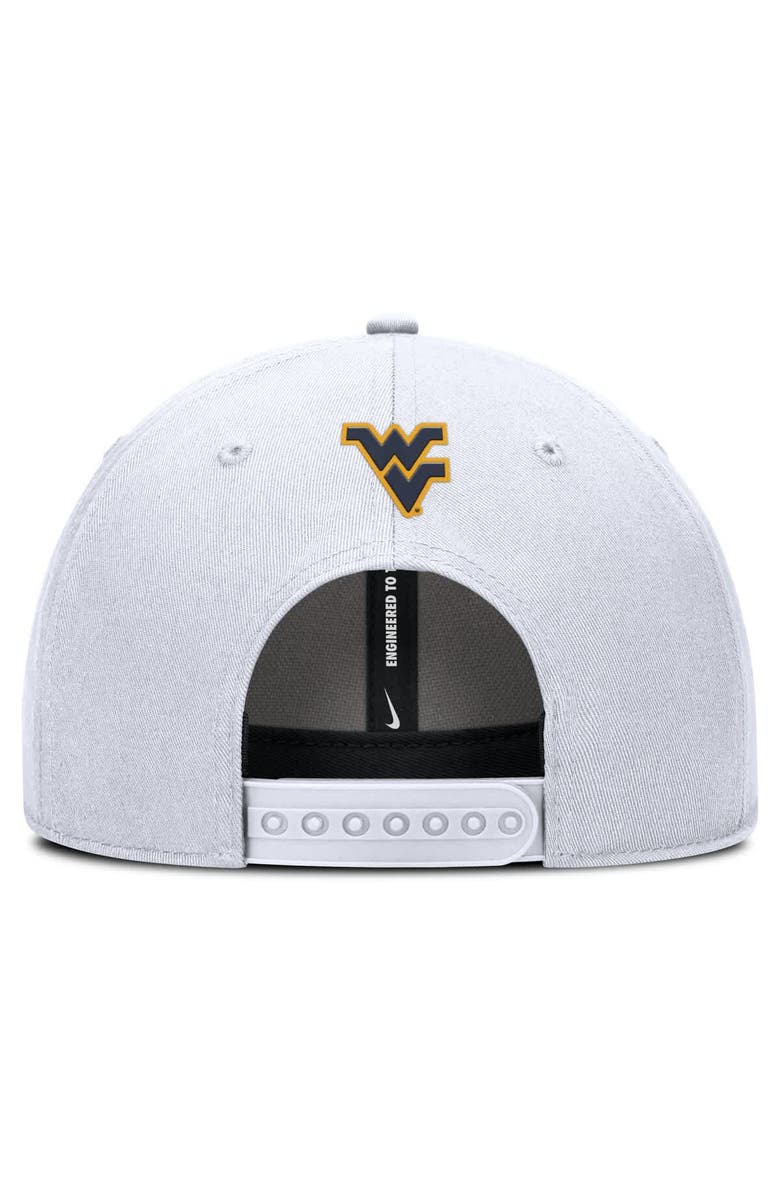 Nike Men's Nike White West Virginia Mountaineers Rise Practice Adjustable Hat, Alternate, color, White