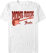 FENDER Men's Moms Rock Logo Graphic Tee