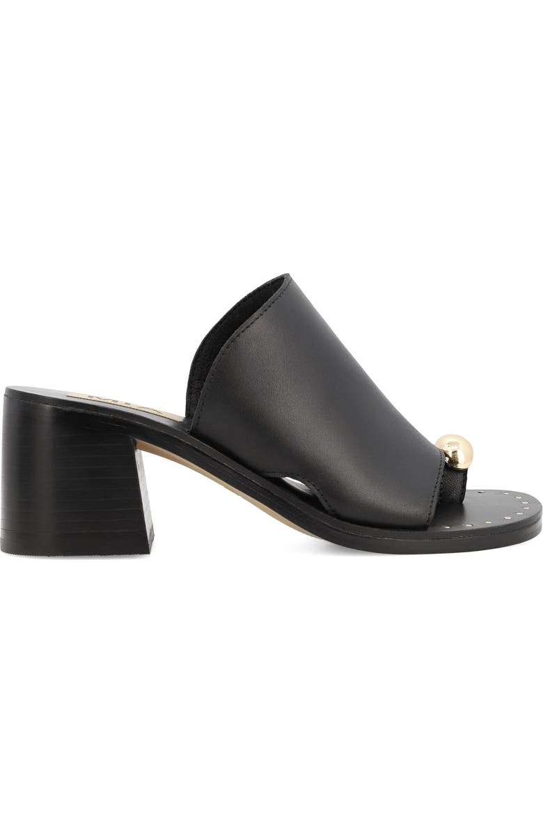 MIA Nikita Slide Sandal, Alternate, color, Black Leat