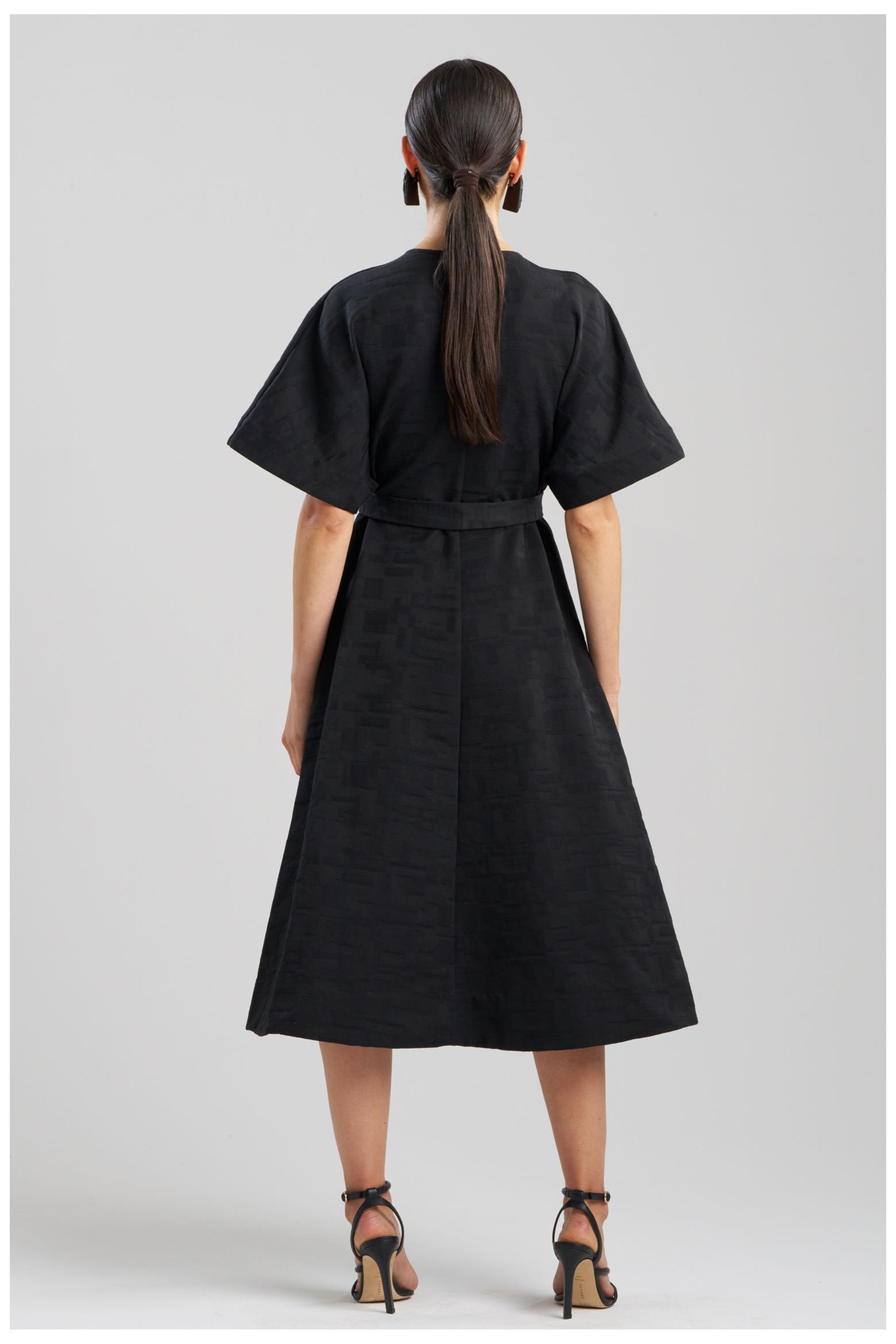 Color/texture List Natori Geo Texture Jacquard Kimona Wrap Dress (Women) | Nordstrom