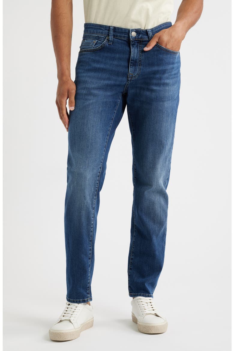 Steve Athletic Slim Fit Jeans, Main, color, DEEP BRUSHED WILLIAMSBURG