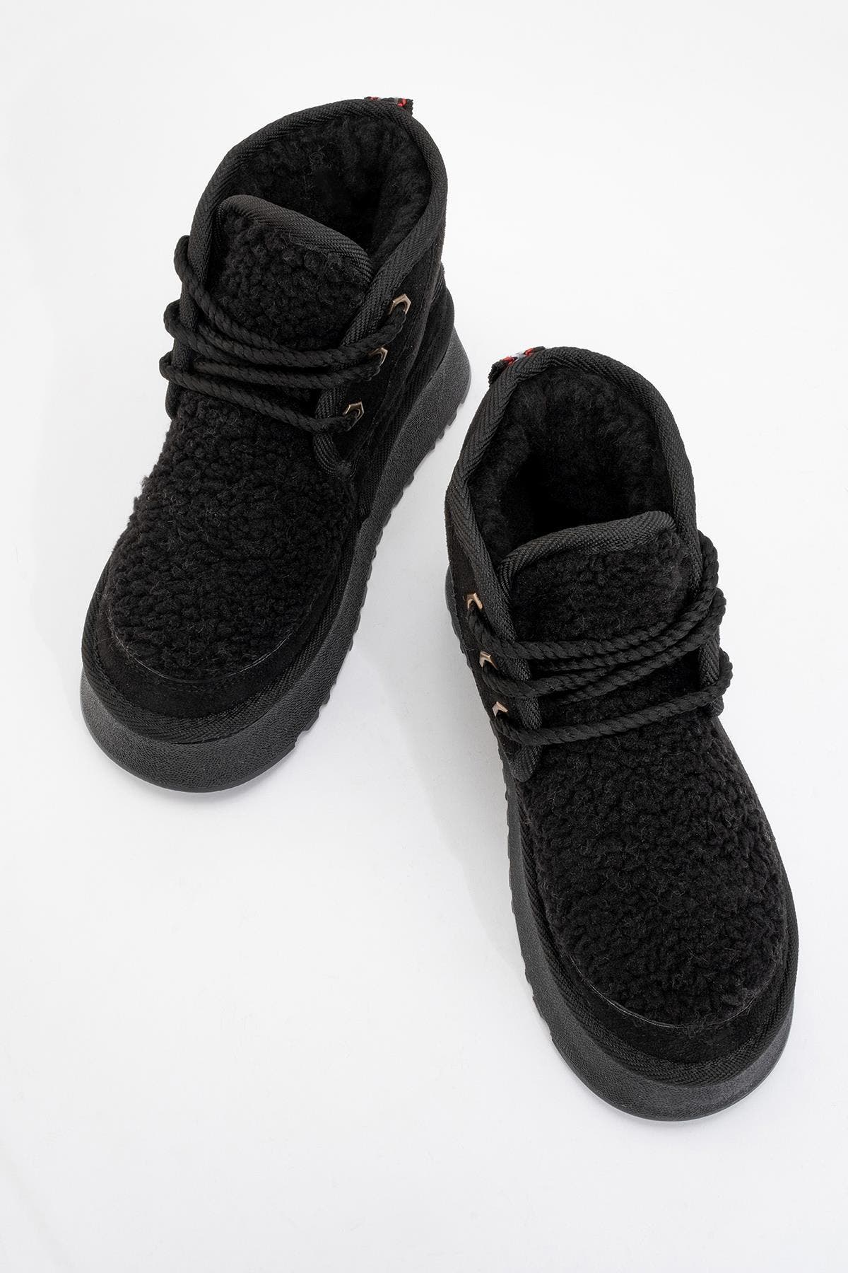 Prologue Shoes Tyson Lace Up Boot, Alternate, color, Black Suede Faux Leather