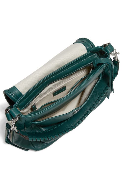 Aimee All For Love Convertible Leather Shoulder Bag In Green