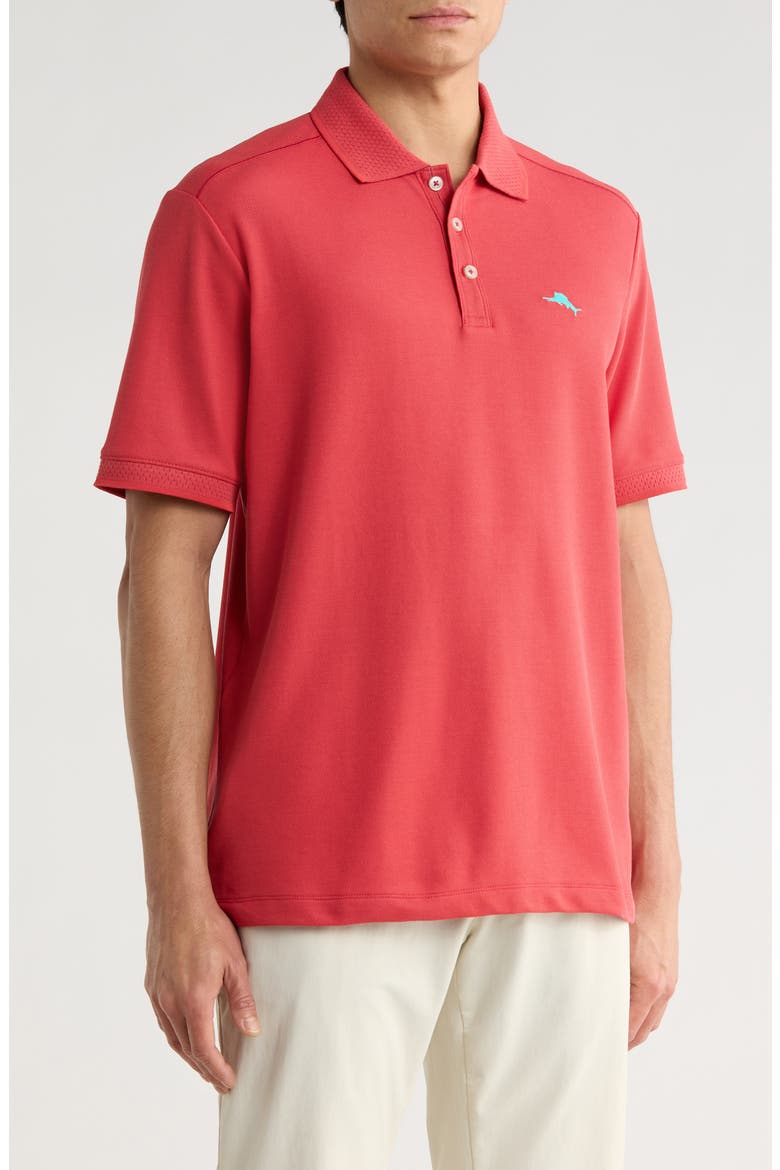 Emfielder Icon Solid IslandZone® Polo, Alternate, color, BAKED APPLE