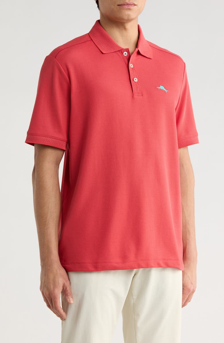 Tommy Bahama Emfielder Icon Solid IslandZone<sup>®</sup> Polo, Alternate, color, Baked Apple
