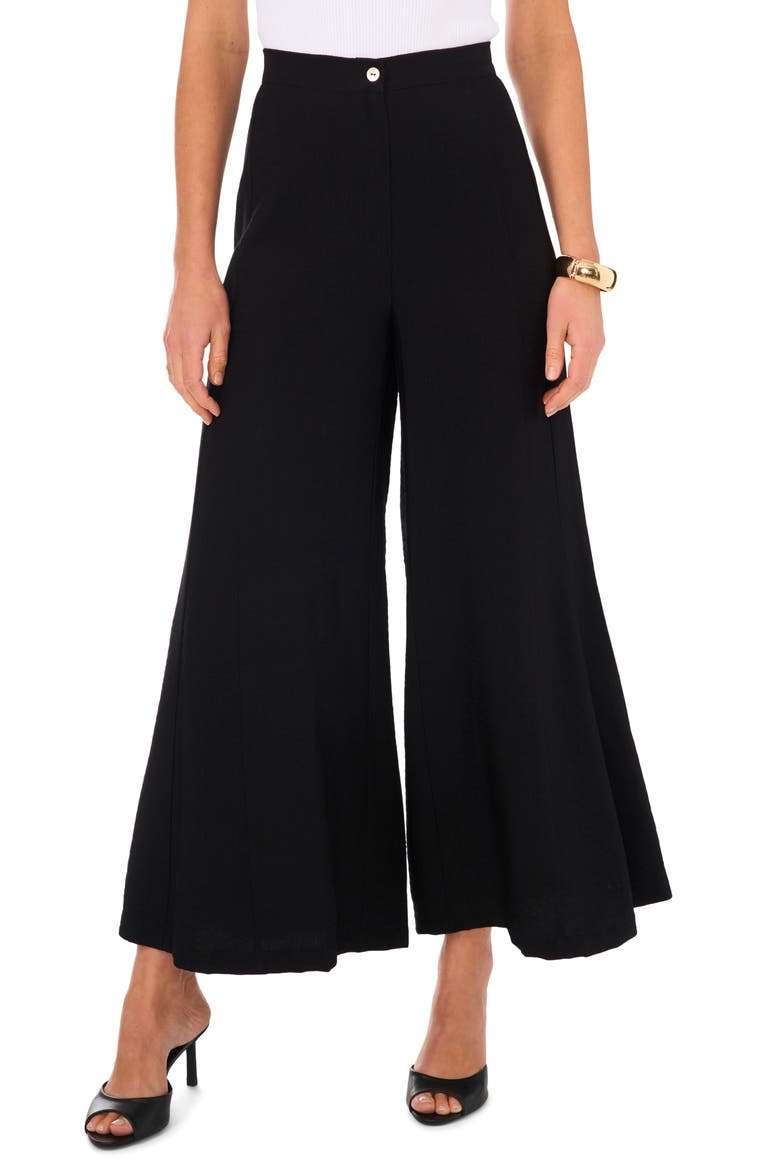 High Waist Wide Leg Pants, Main, color, RICH BLACK