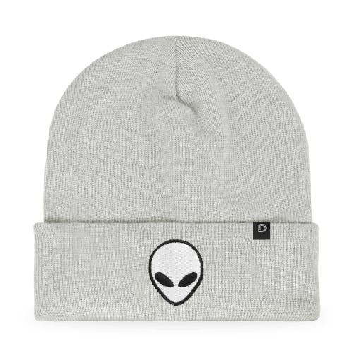 Dalix Alien Beanie In Light Gray