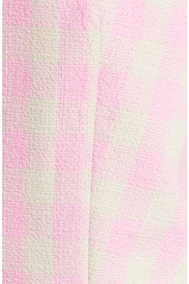 Bree Kae Check Tweed Blazer, Alternate, color, BONBON CHECKS BIRCH