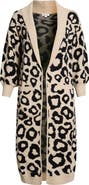 SUGARLIPS Smitten Leopard Duster Cardigan