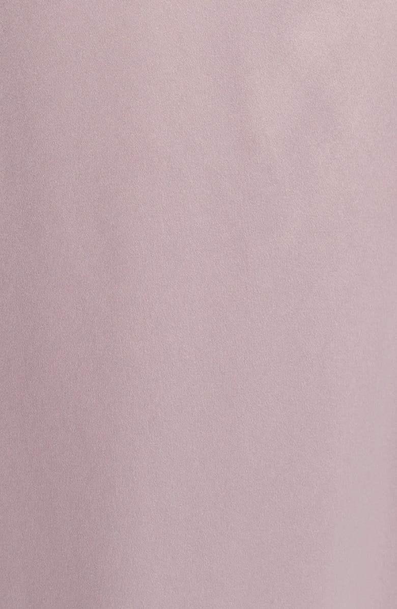 Amsale Long Charmeuse Dress, Alternate, color, 