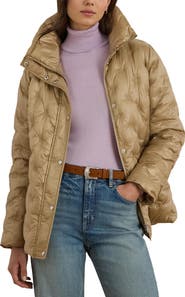 Lauren Ralph Lauren Monogram Quilted Puffer Jacket