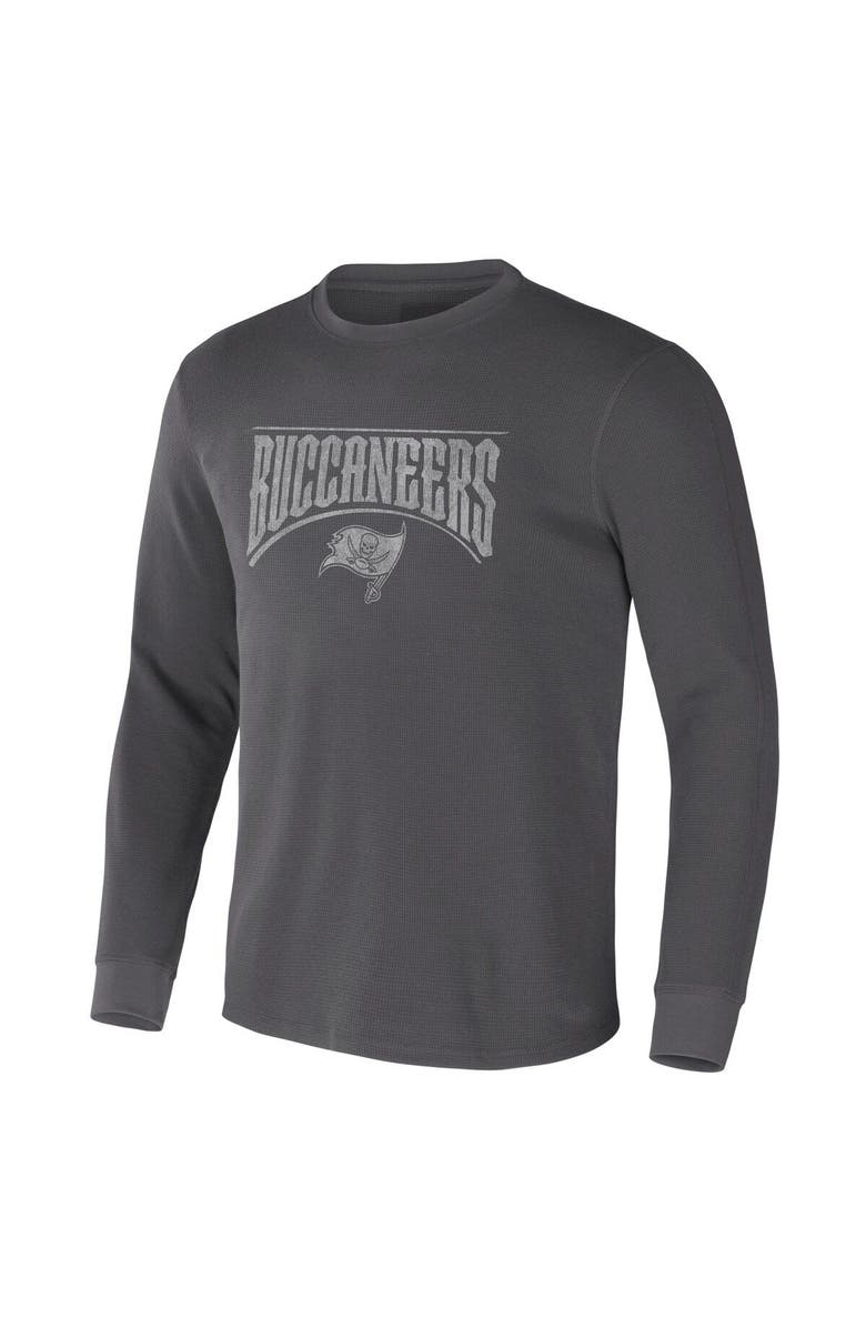 NFL X DARIUS RUCKER Men's NFL x Darius Rucker Collection by Fanatics Charcoal Tampa Bay Buccaneers Long Sleeve Thermal T-Shirt, Alternate, color, 