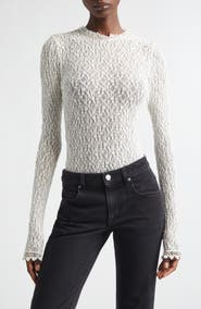 Isabel Marant Brany Stretch Lace Top
