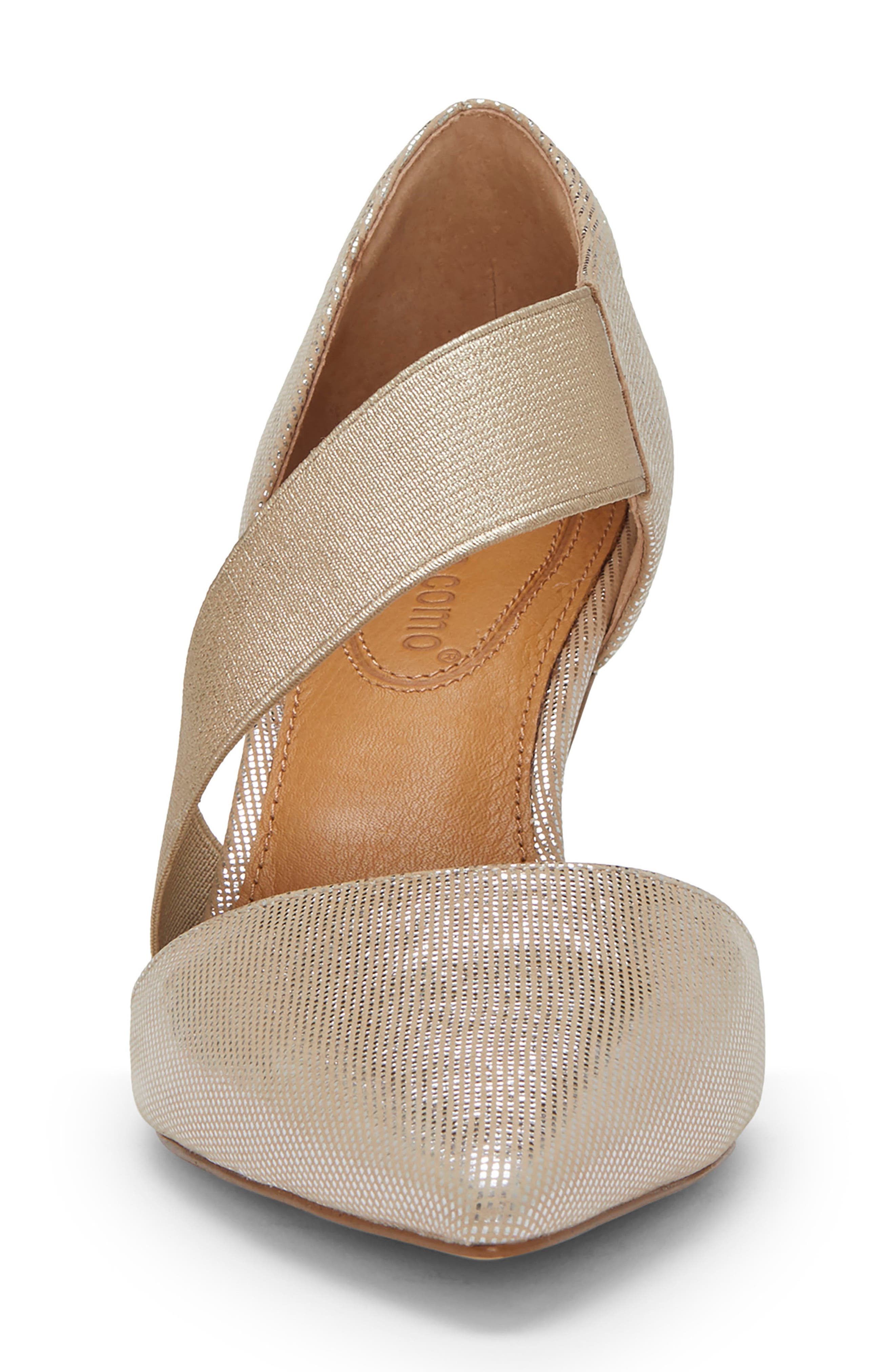 Denice Pump, Alternate, color, CHAMPAGNE LEATHER