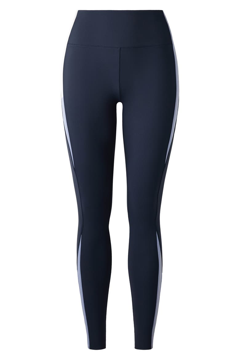 Retro Revive Side Stripe Leggings, Alternate, color, NAVY BLUE