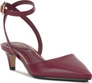 Vince Camuto Irva Ankle Strap Pointed Toe Pump