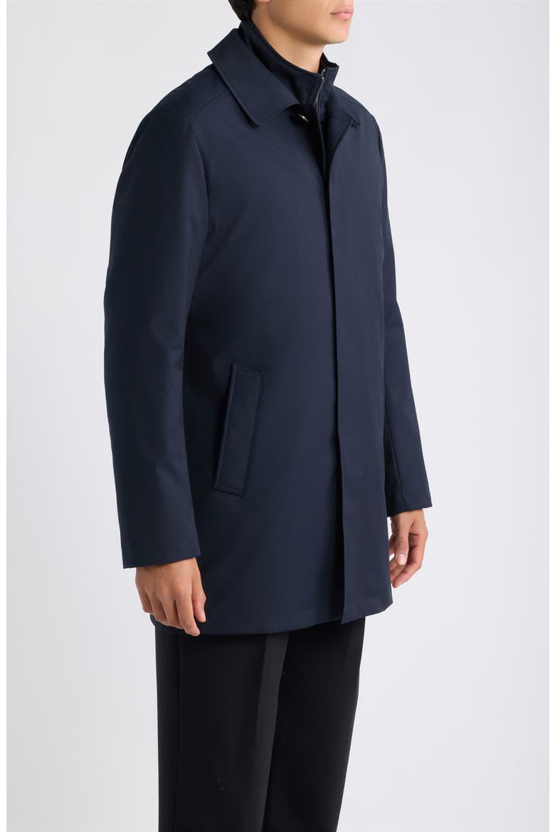 Samson Wool Car Coat with Removable Liner, Alternate, color, NAVY