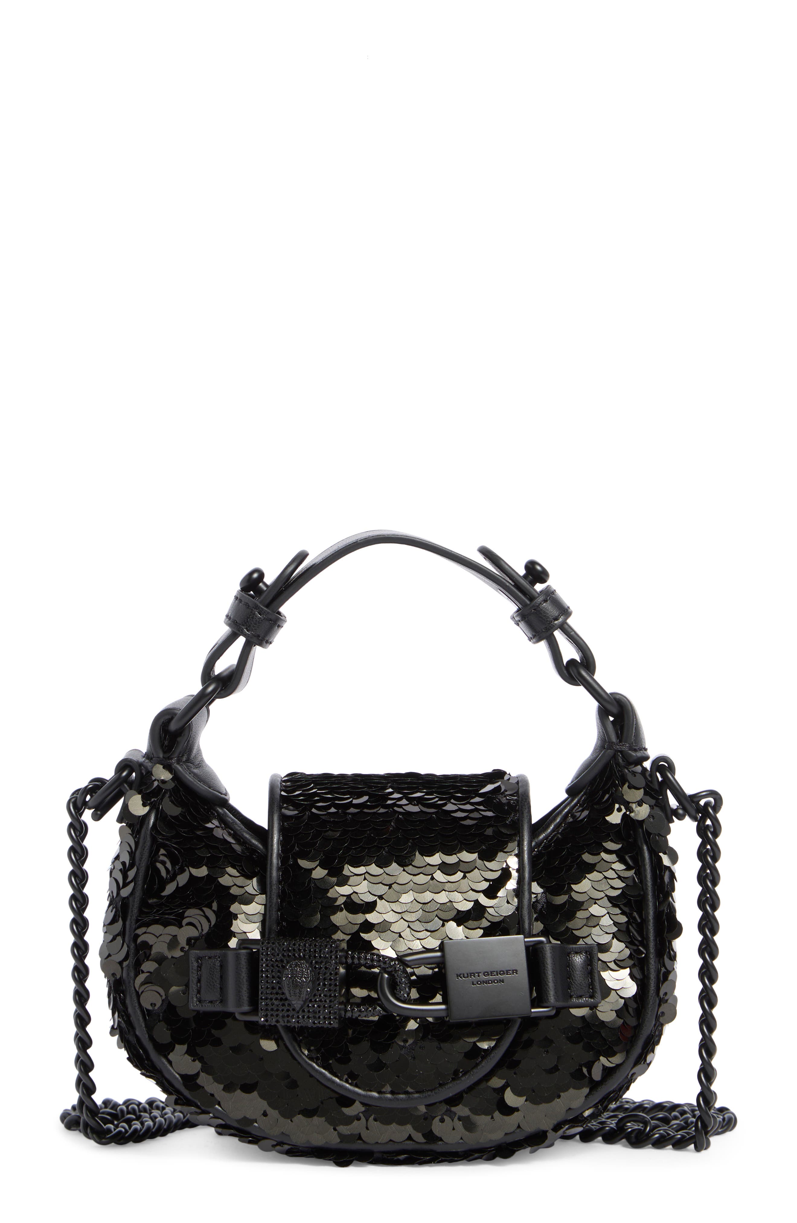 Kurt Geiger London Micro Kingsley Sequin Hobo Bag