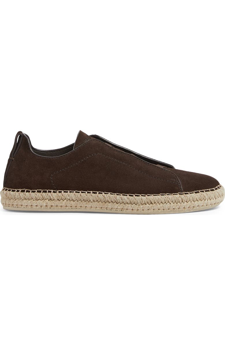 ZEGNA Triple Stitch Espadrille Slip-On Sneaker, Alternate, color,
