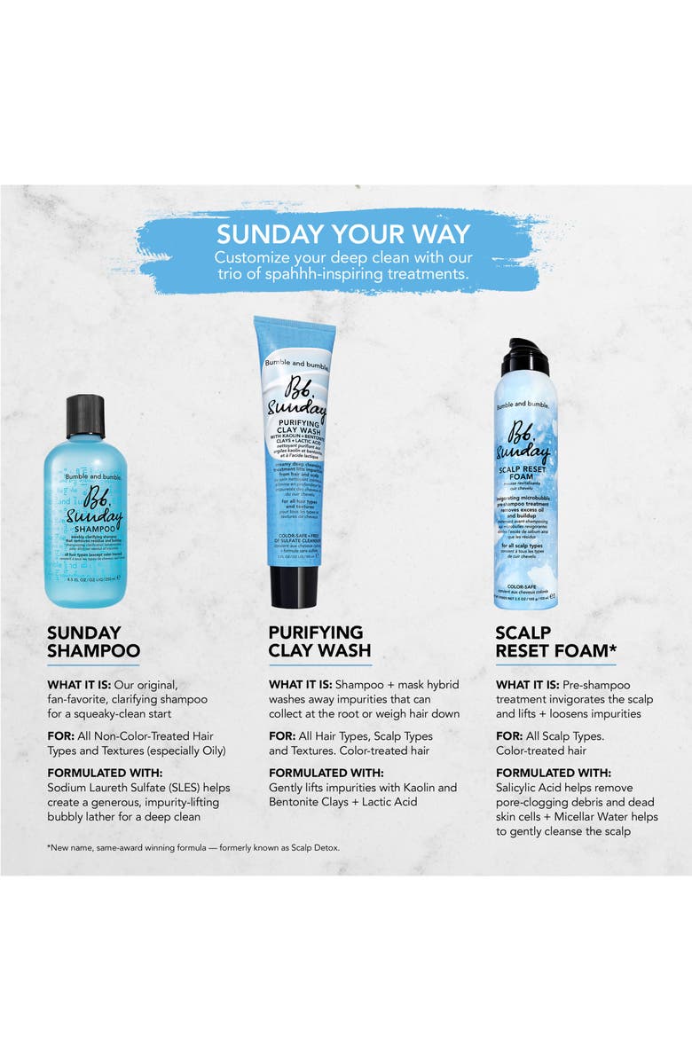 Bumble and bumble. Sunday Scalp Reset Foam, Alternate, color, 