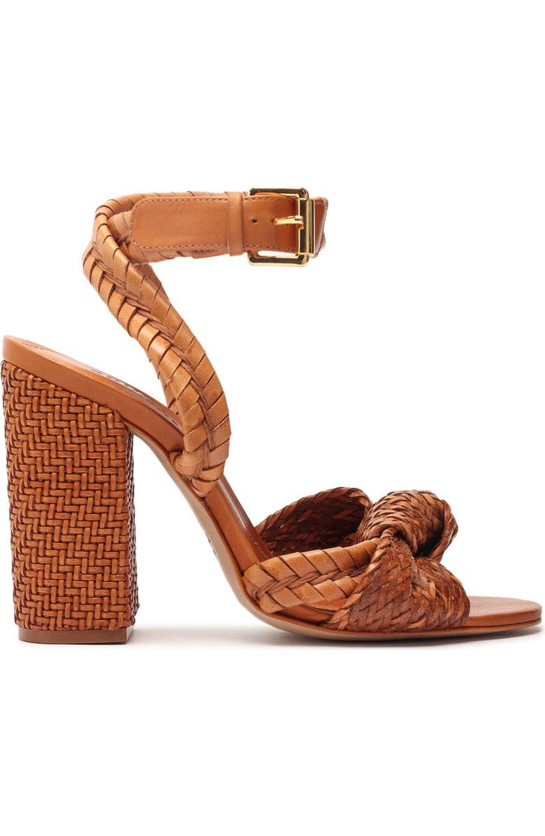 Schutz Khari Ankle Strap Sanndal, Alternate, color, Cuoio Brown