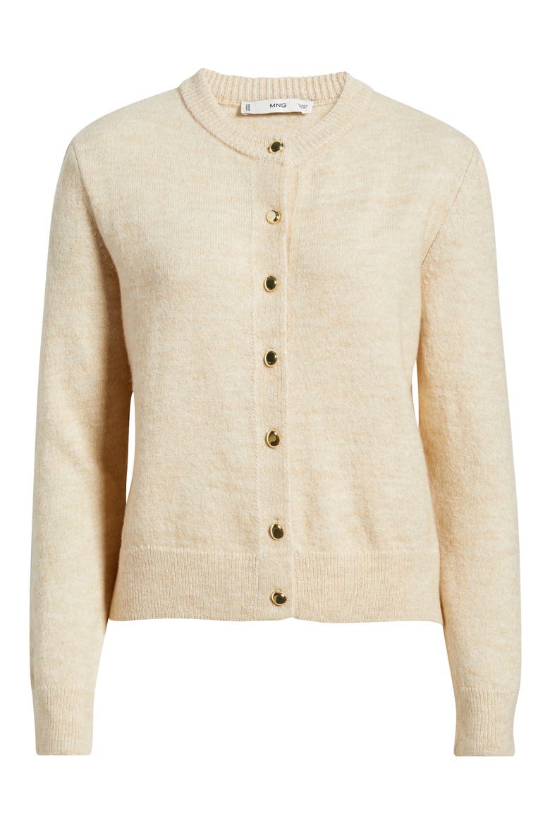 Eliote Crop Cardigan, Alternate, color, ECRU