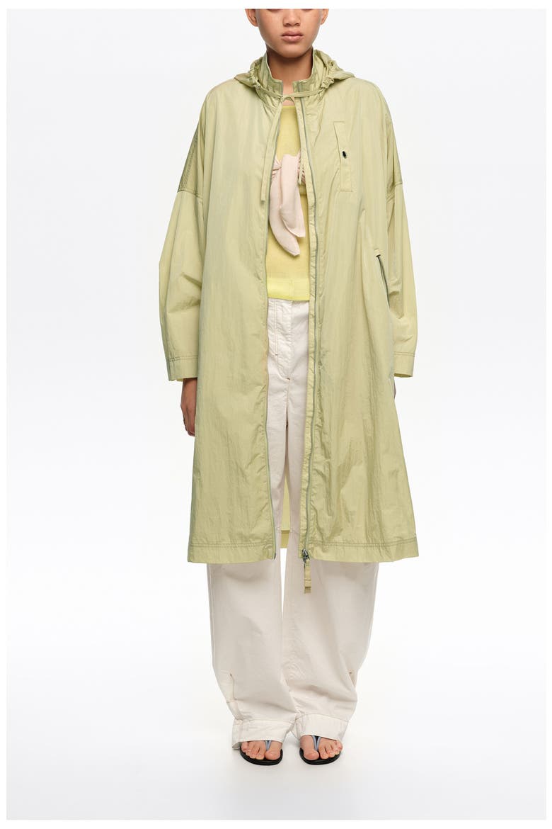 Long Light Fluid Trench, Main, color, LIGHT GREEN