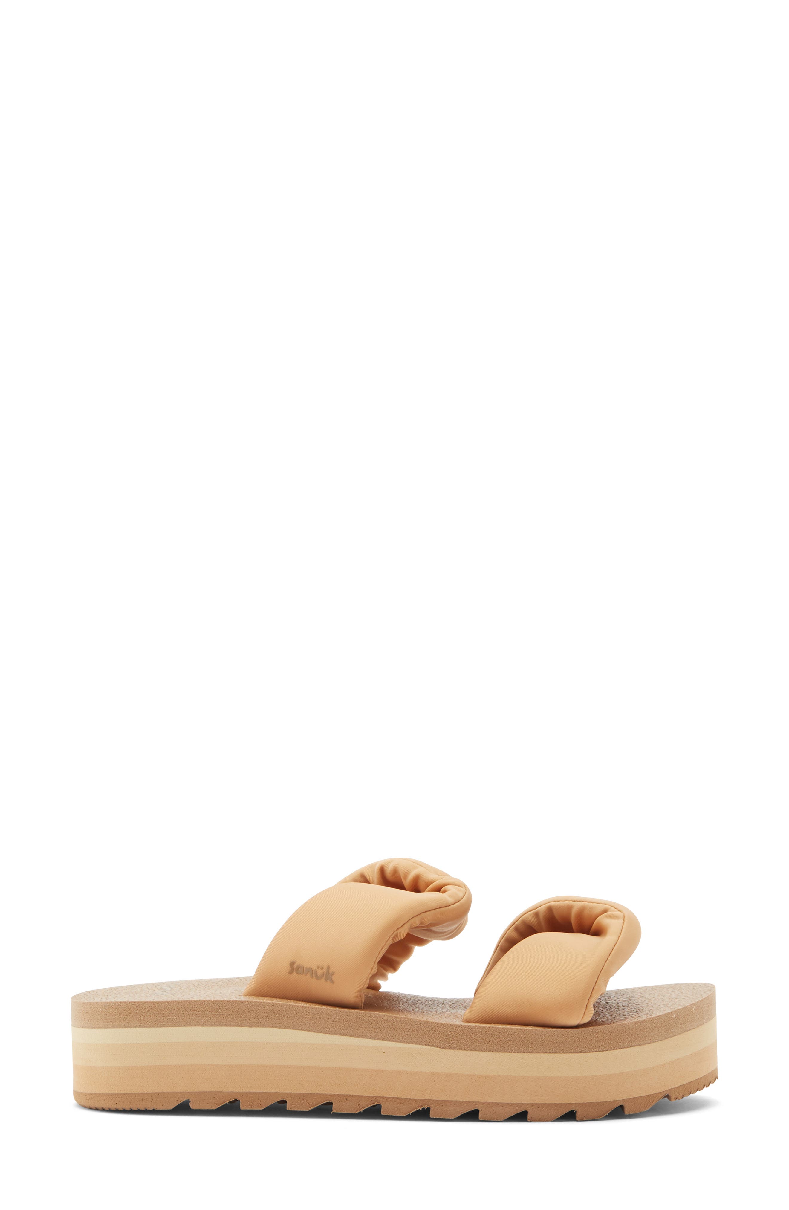 Yoga Twist 'N Slide Sandal, Alternate, color, TAN
