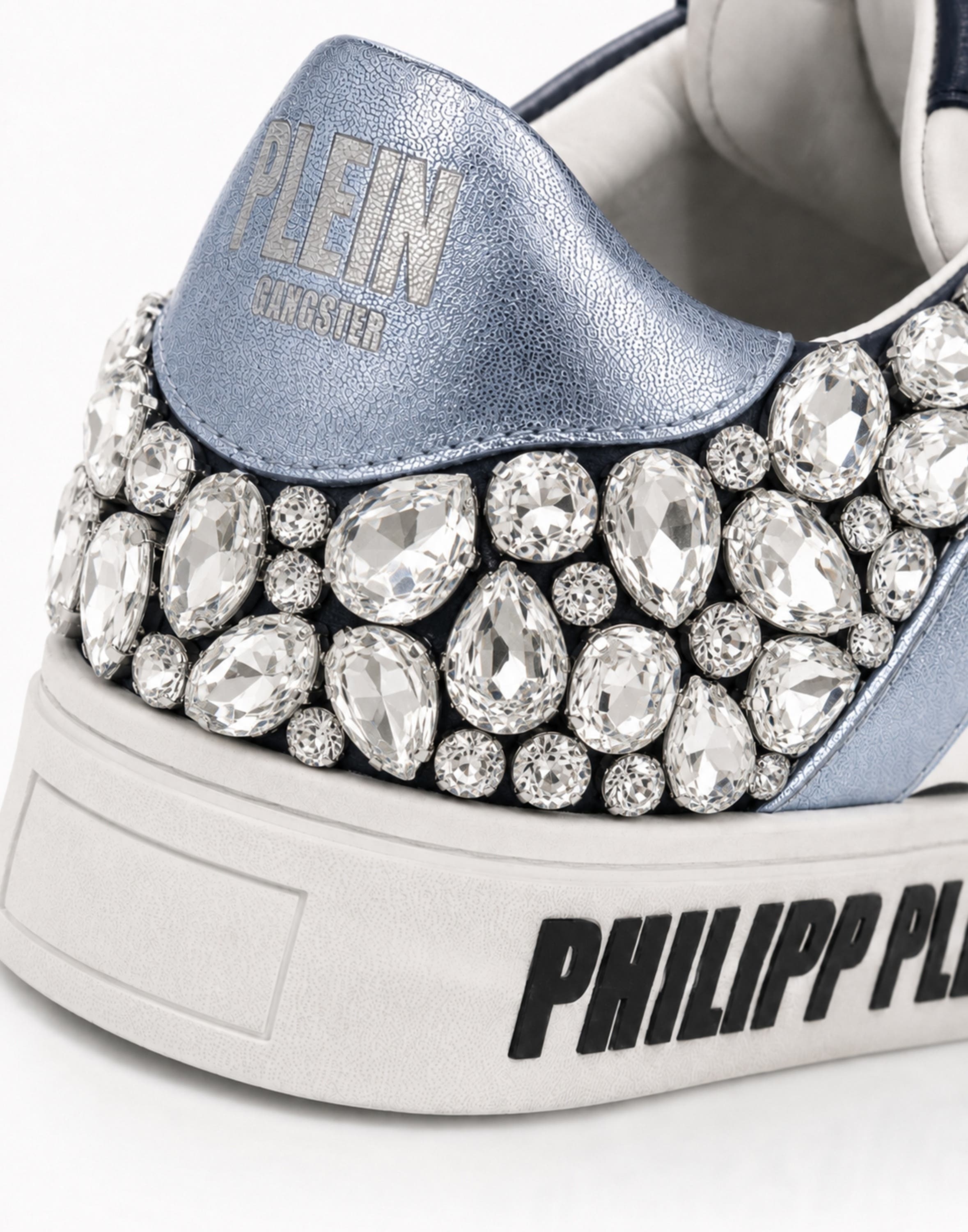 Low-Top Sneakers Skull Stones Women, Alternate, color, lightblue/darkblue