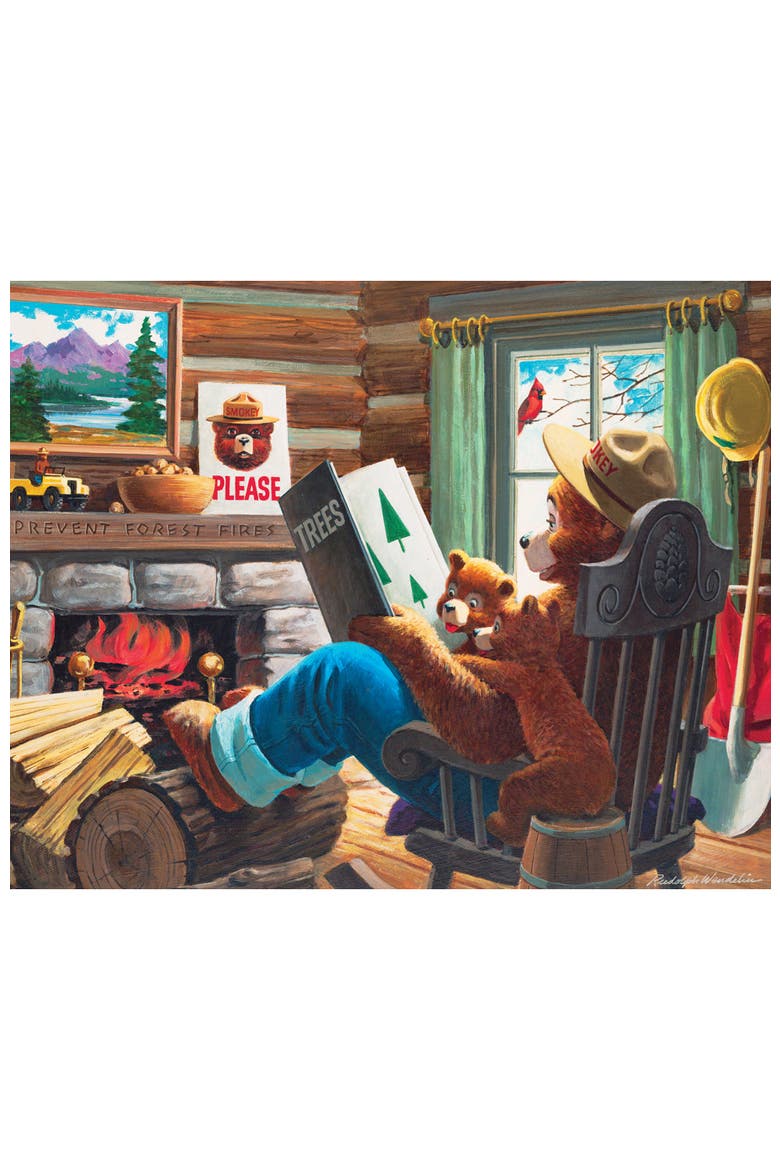 Smokey Bear 100pc Puzzles 4-Pack, Alternate, color, Multicolor