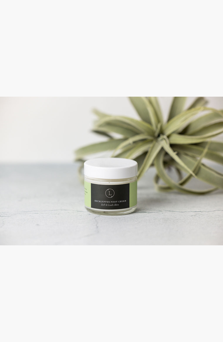 Lizush Eucalyptus Shea Butter Foot Cream, Alternate, color, NO COLOR