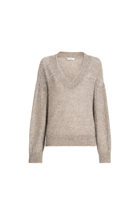 Dazzling texture sweater