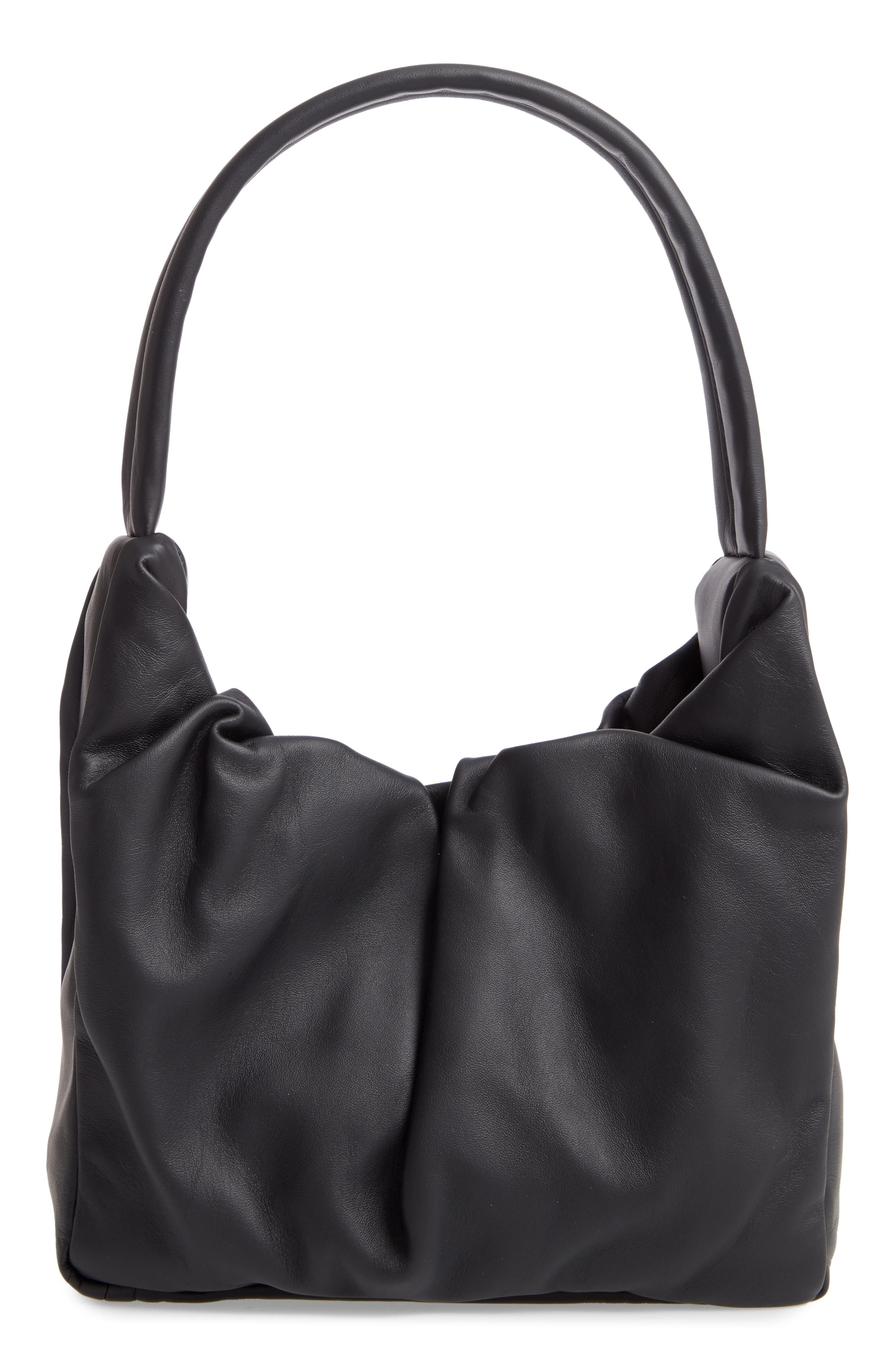 STAUD Felix Leather Top Handle Bag, Main, color, 