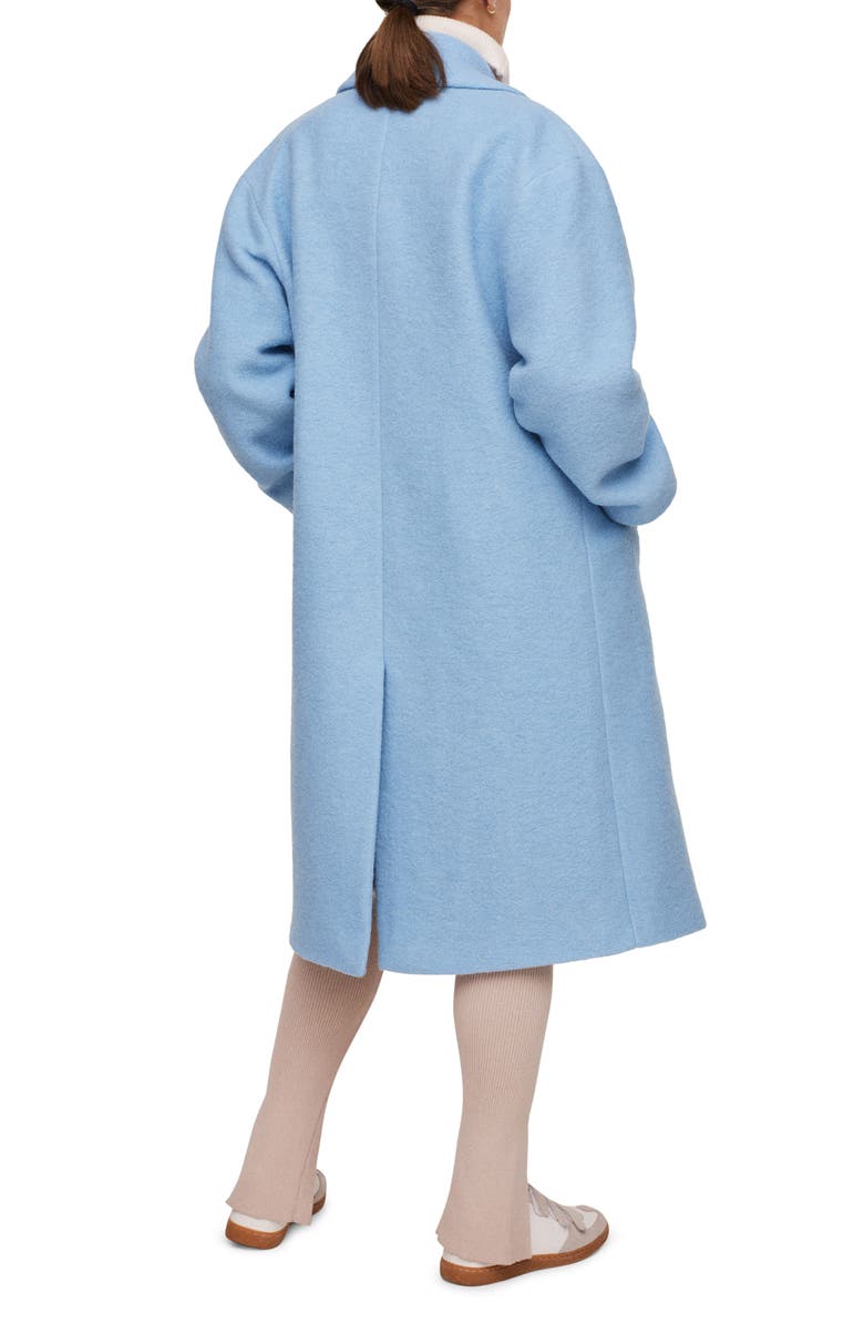 MANGO Oversize Wool Blend Coat, Alternate, color, 