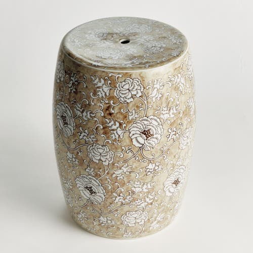 Napa Home & Garden Province Lotus Stool In Brown