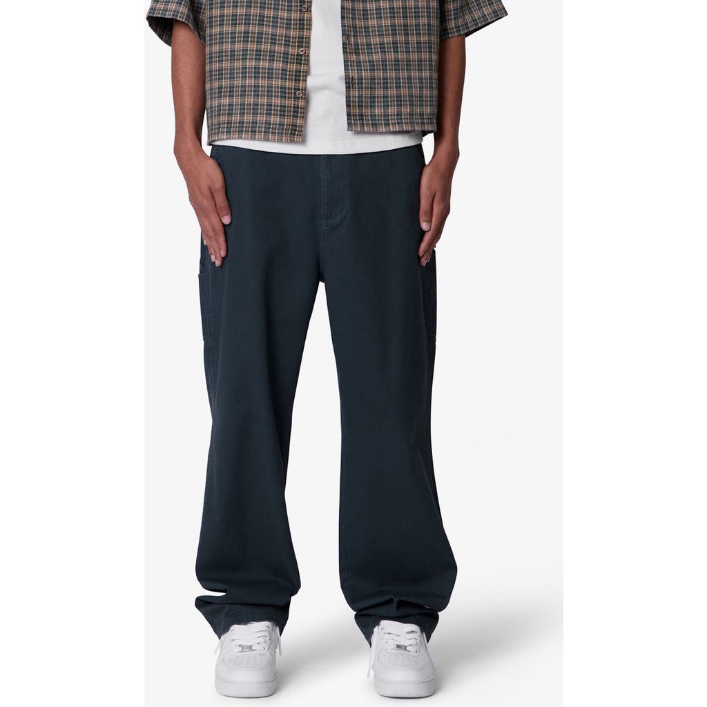 Mnml Ultra Baggy Chinos In Blue