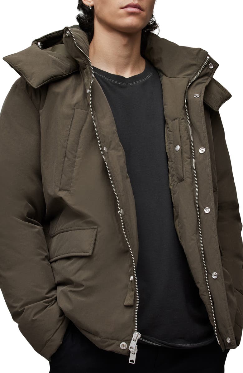 AllSaints Chalk Jacket with Removable Hood, Main, color,
