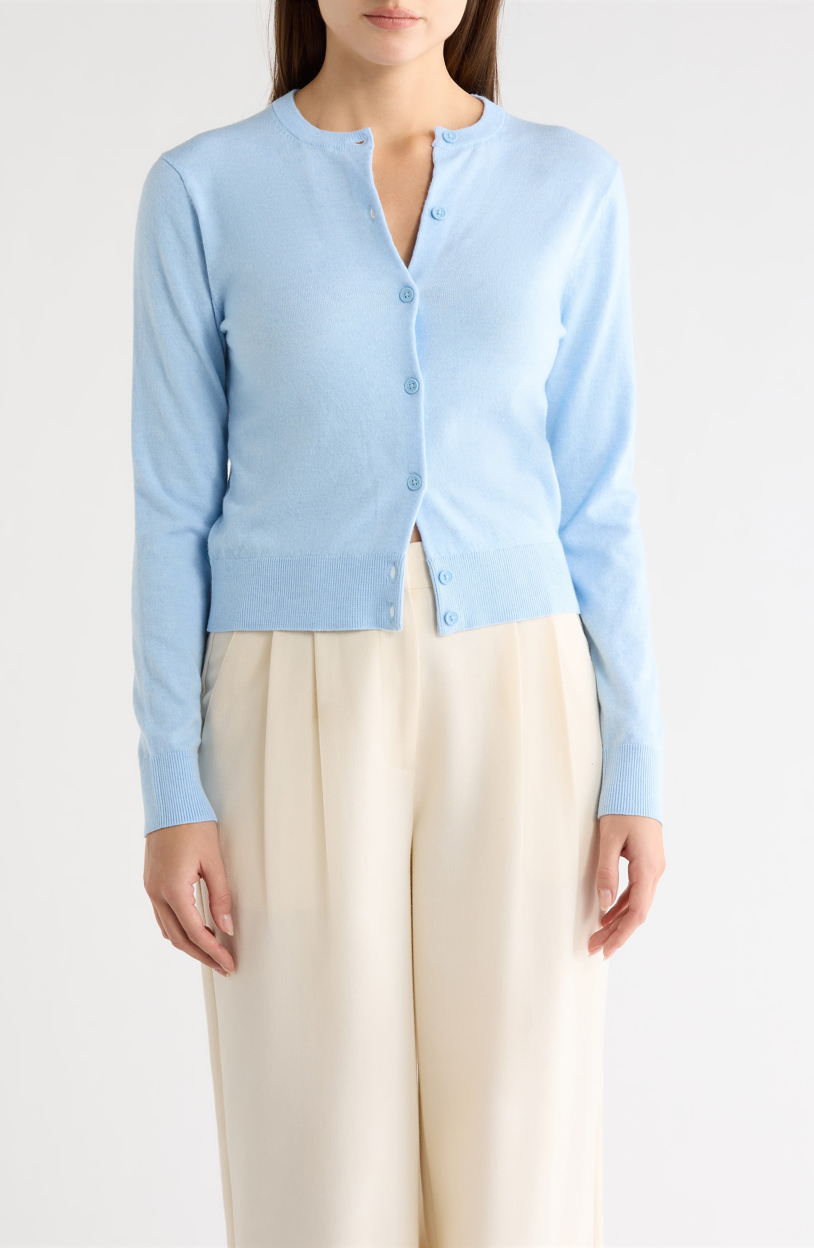 Crewneck Cardigan