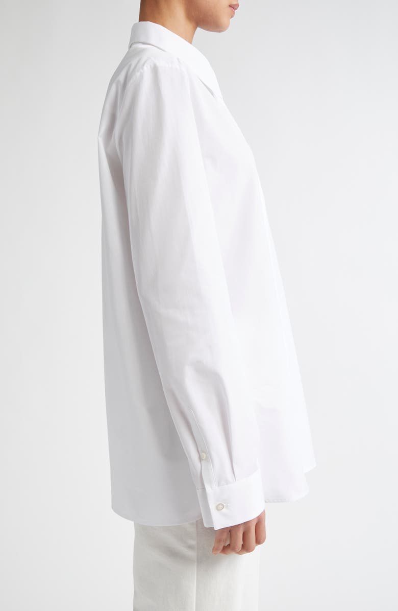 Jil Sander Monday Cotton Poplin Button-Up Shirt, Alternate, color, 