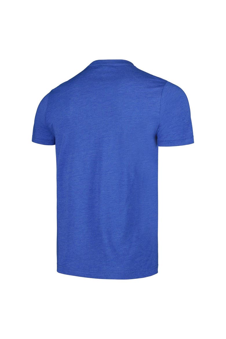 Men's Homage Royal Milwaukee Brewers Doodle Collection The Brew Crew Tri-Blend T-Shirt, Alternate, color, Royal