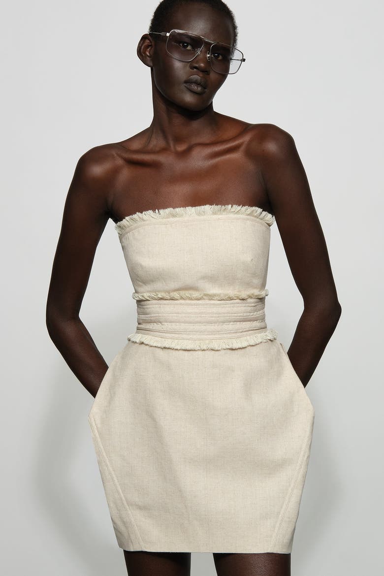 Elettra Dress, Alternate, color, Sand