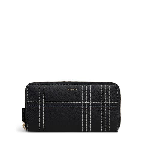 Calvert Way - Check Large Zip Around Wallet