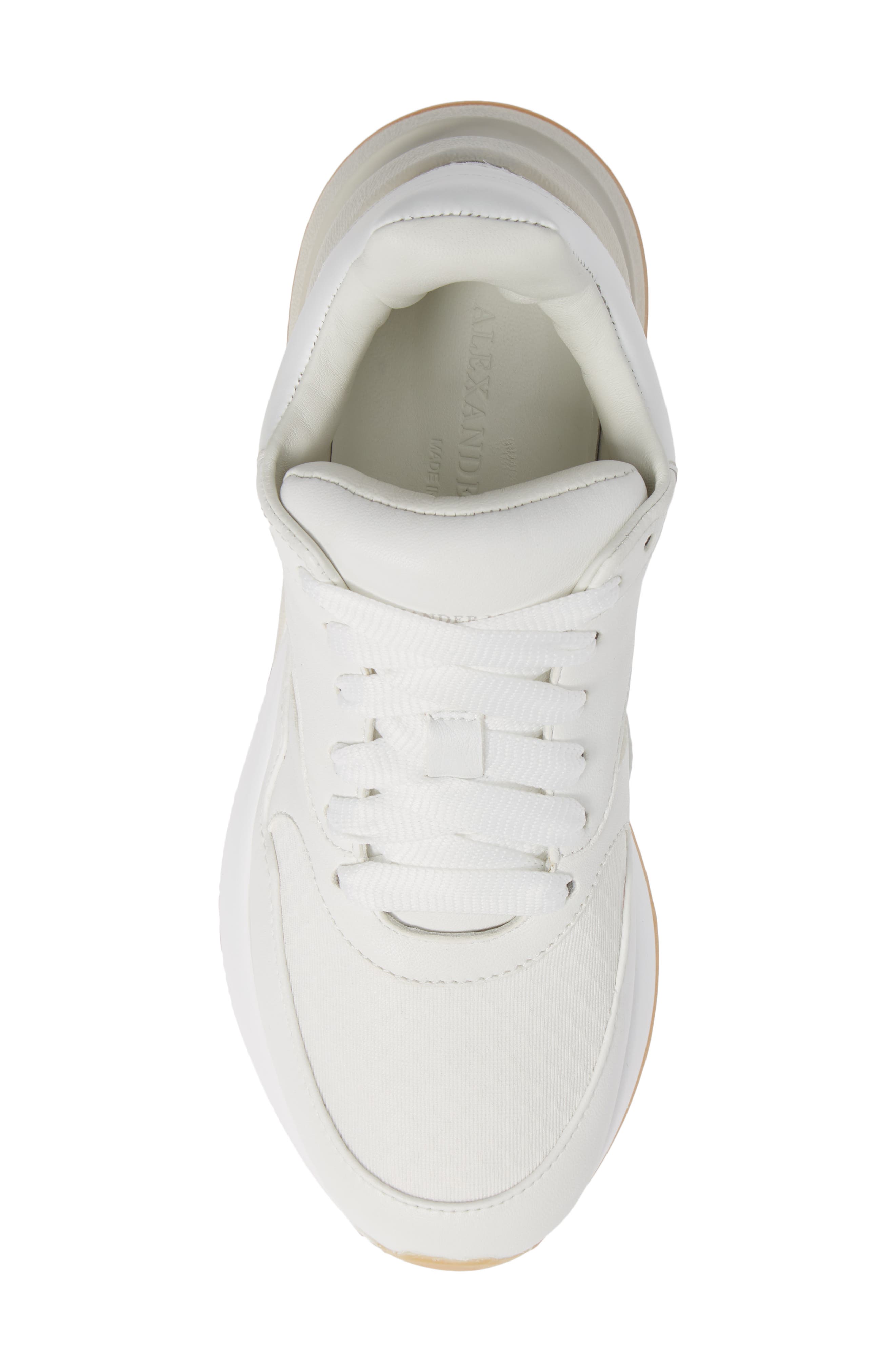 McQueen Alexander McQueen Oversized Lace-Up Sneaker, Alternate, color, 