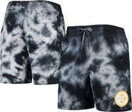 New Era Men's New Era Black Pittsburgh Steelers Tie-Dye Shorts