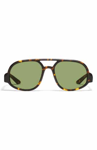 QUAY Jet Set 54mm Small Aviator Sunglasses