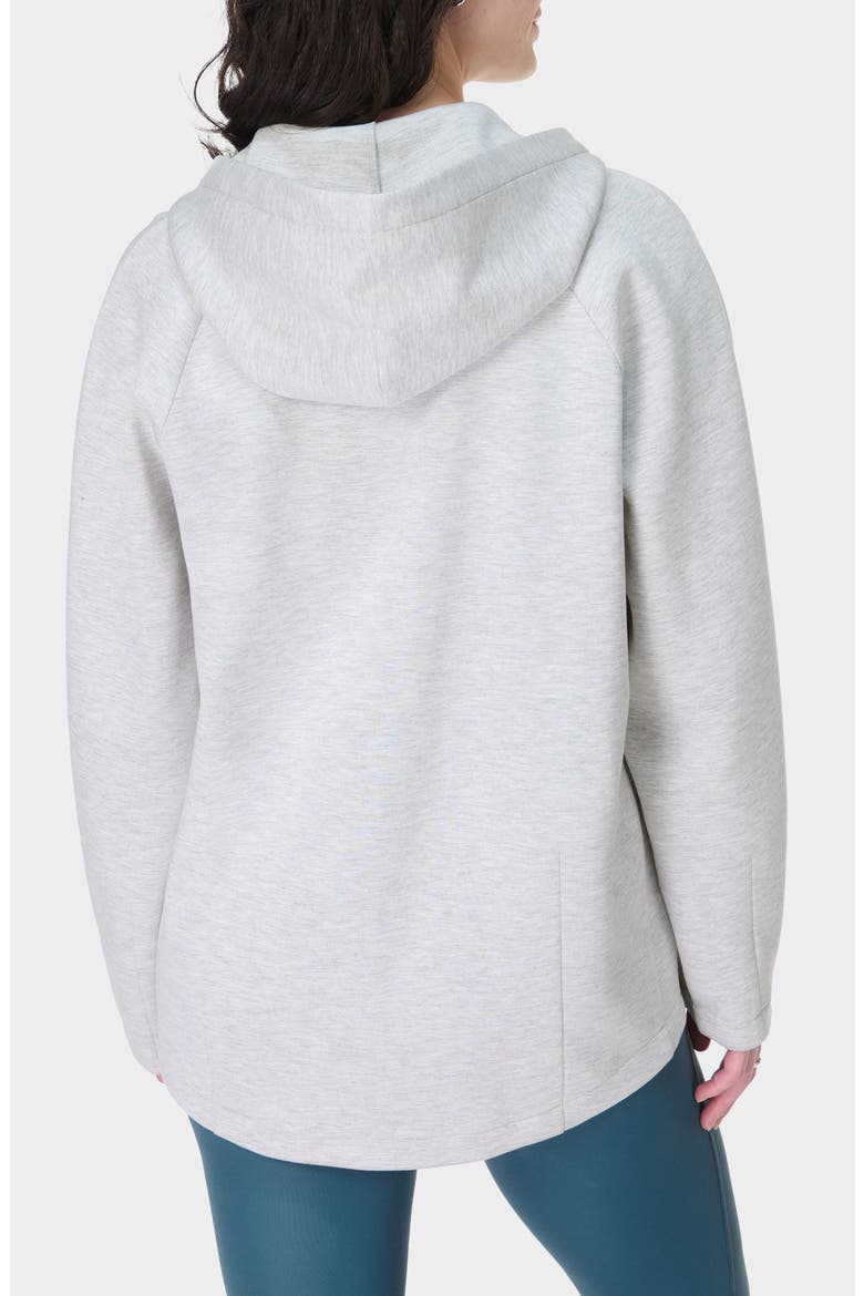 Wind Down Zip Hoodie, Alternate, color, ICE GREY MARL