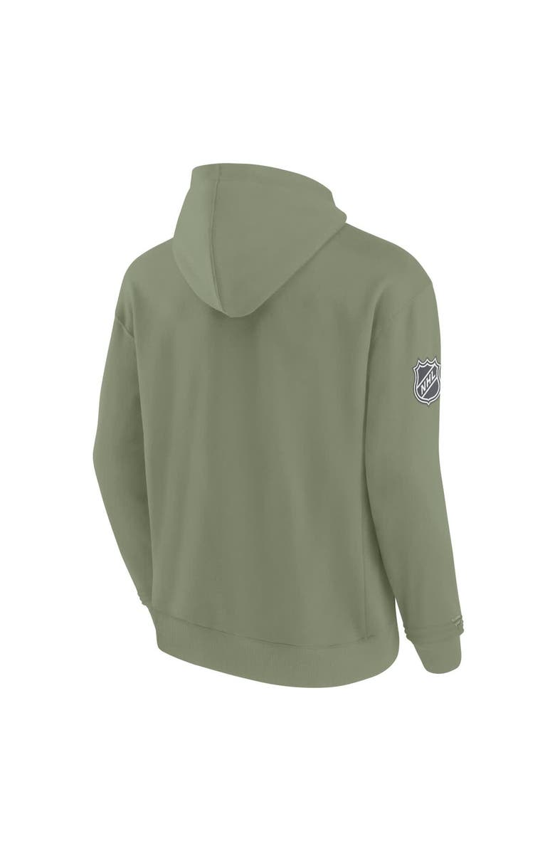 FANATICS Men's Fanatics Olive Minnesota Wild Elements Pace Pullover Hoodie, Alternate, color, Olive