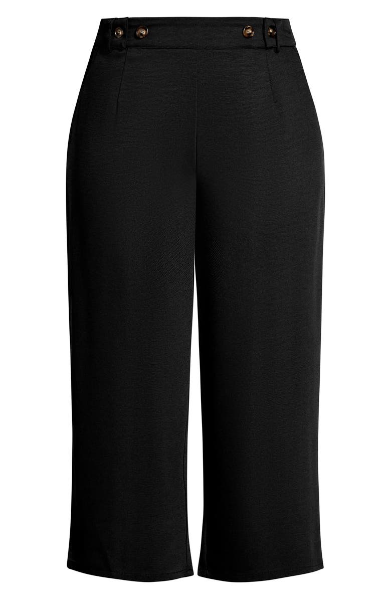 City Chic Wide Crop Leg Pants, Alternate, color,