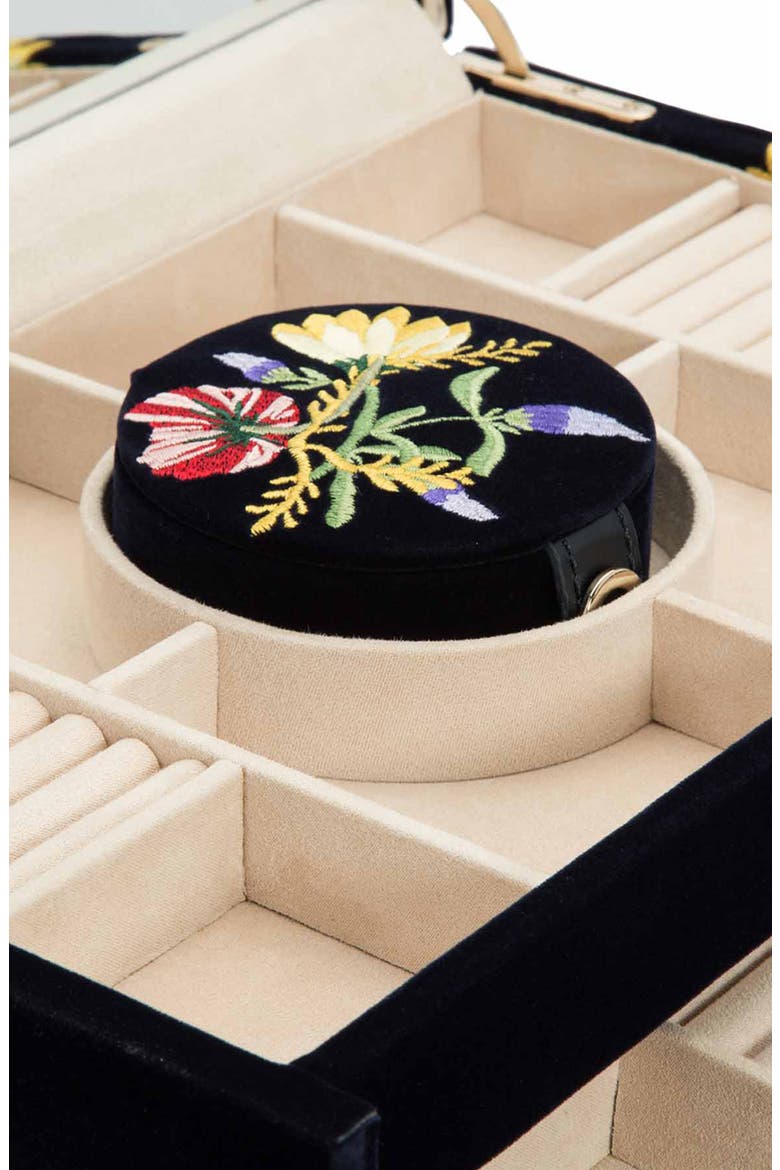 Zoe Large Jewelry Box, Alternate, color, INDIGO